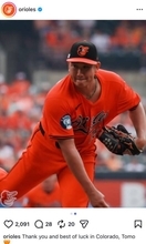 菅野智之ロッキーズ入りで古巣が惜別メッセージ「幸運を祈ります」