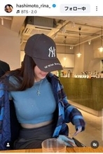 ３２歳タレント　抜群スタイルのオフ姿！大好物がアレルギーと判明し「絶望した」「大好きだったのに…」橋本梨菜ショック