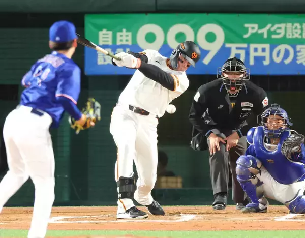 【巨人】キャベッジが１３打席ぶり安打　２番復帰で待望のＨランプ　好相性の中日戦で復調の兆し