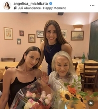 道端アンジェリカ、３姉妹をトップモデルに育てた美人母の誕生日を祝福「世界で一番美しくて、強い女性」