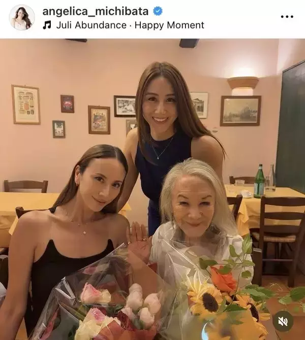 道端アンジェリカ、３姉妹をトップモデルに育てた美人母の誕生日を祝福「世界で一番美しくて、強い女性」