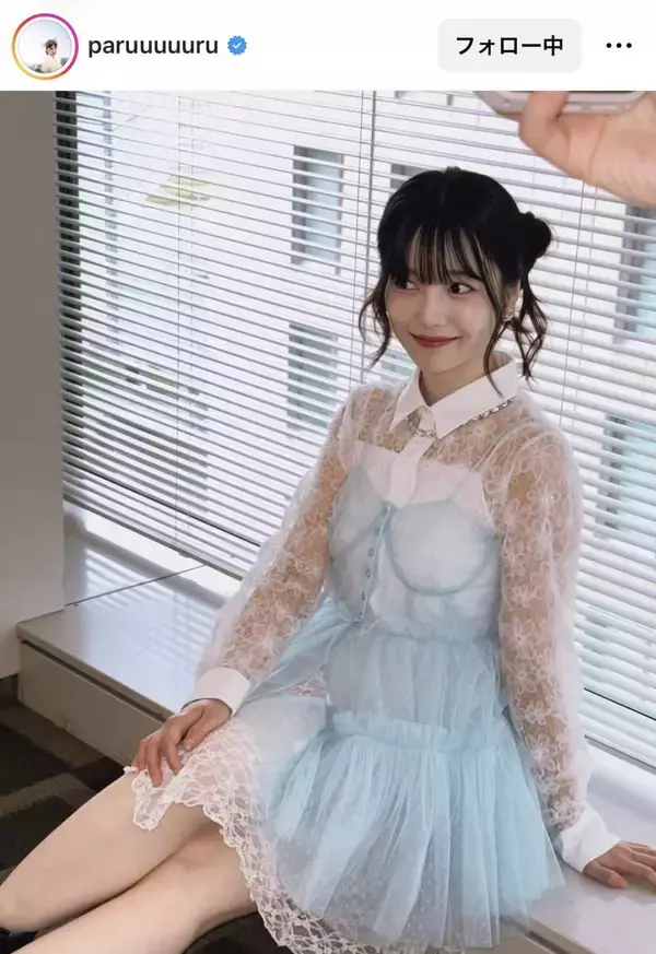 「本当に３０代？」島崎遥香、ミニワンピから美しすぎる美脚スラリ！「お姫様すぎる」「永遠のアイドル」