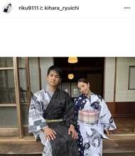 りくりゅう最新姿「新婚さんにしか見えない」「ふたりの初体験」印象ガラリ「大人の男女」「似合いすぎてる」ファン歓喜
