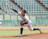 「【高校野球】明石商が激戦を制し２年ぶり決勝へ　気合の１６０球の熱投、２年生エース仲吉泰清は「全力を出し切れた」…兵庫大会」の画像1
