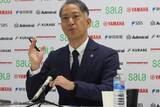 「Ｊ２磐田の大友健寿社長が就任会見　ヤマハ発動機出身者以外では初　町田のＪ１昇格の基盤築いた実績も」の画像1