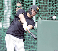 【阪神】ＷＢＣ侍ジャパンの佐藤輝明、フリー打撃で１６発「いけるんじゃないかな」７日にシート打撃
