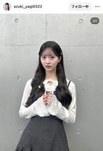 ＡＫＢ４８・八木愛月、メンバーとお揃いチェック柄ワンピにファンくぎ付け！「双子みたい」「清純フィロソフィー」