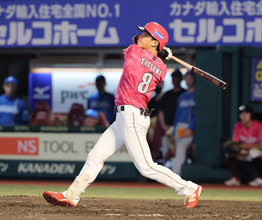【楽天】 辰己涼介が“ムーンショット”でキャリアハイの１２号　打球角度４２度の驚弾「多少細身でも…」逆方向へのソロ