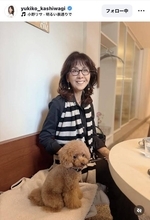 ７８歳・柏木由紀子、お出かけコーデが「とてもアクティブですね〜」「すごくお洒落ですね」