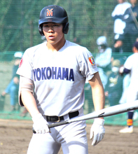 【高校野球】横浜・小野主将が今季“初打席”で２ラン「すごく良かった」４安打６打点でセンバツへ好発進