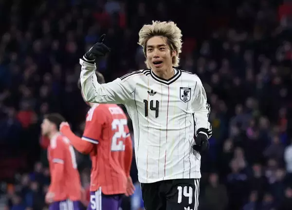 日本代表、伊東純也がＷ杯イヤーファーストゴール…流れるような攻撃から均衡破る先制点