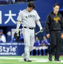 【番記者Ｇ戦記】巨人・大城卓三が右膝自打球も気合の出場続行　田中将大が代わるまでは…途中交代までの舞台裏