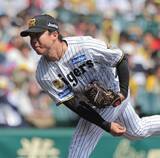 「【阪神】村上頌樹、７回７安打１失点　初回に先制許すも今季最多１２１球の熱投」の画像1