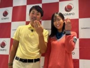 金谷拓実と吉本ここね夫婦初共演　「ゴルフより緊張」愛あり笑いありの１時間　互いのゴルフの魅力とは