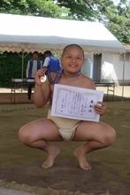【わんぱく相撲・焼津場所】６年男子は浜村虎徹が押し相撲で優勝　佐渡ヶ嶽部屋見学で「厳しくて大変そうだけどやってみたい」　将来は角界入り希望