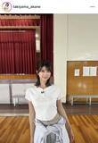 「ＡＢＥＭＡ美人アナ　美ボディー強調のＴシャツ姿「素晴らしい」「すごいスタイル」おへそチラリの瀧山あかね」の画像1