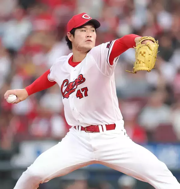 【広島】斉藤優汰がマツダ初勝利の権利！５回３安打２失点　初回に森下翔太に２ラン被弾も…２回以降は内野安打１本　バットでは３回に逆転起点のプロ初安打