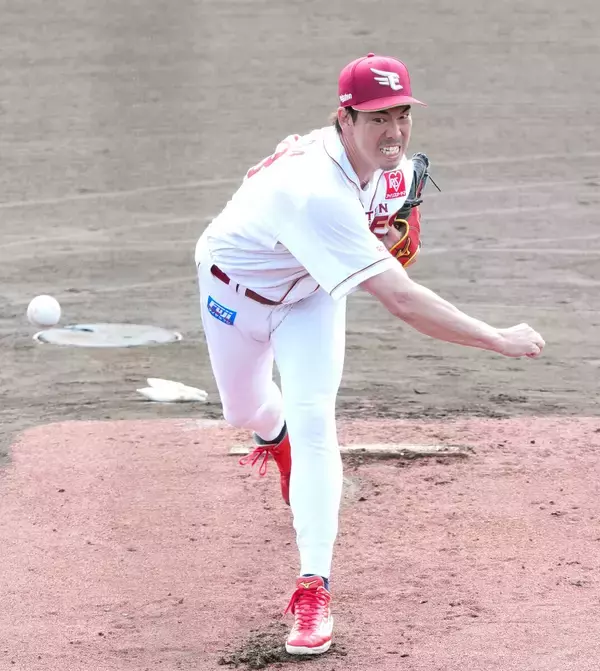 【楽天】マエケン"無安打"デビュー　移籍後初ライブＢＰで圧巻の投球