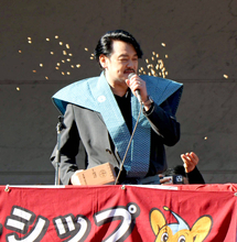 小田井涼平　節分祭に初参加「ＬｉＬｉＣｏにむかって豆をまいたら…」