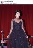 「柴咲コウ、シースルーで胸元ざっくりドレス姿「美しい～」「ほんと綺麗」「愛しかない」」の画像1