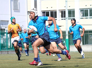 【高校ラグビー】科学技術が８トライで合同Ａ下す　宮原匠吾主将が２Ｔ５Ｇ　静岡県大会