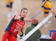 【バレー皇后杯】前回初戦敗退のＮＥＣ川崎、２大会ぶり日本一へ快勝発進　佐藤淑乃＆和田由紀子「圧倒的に勝つ」