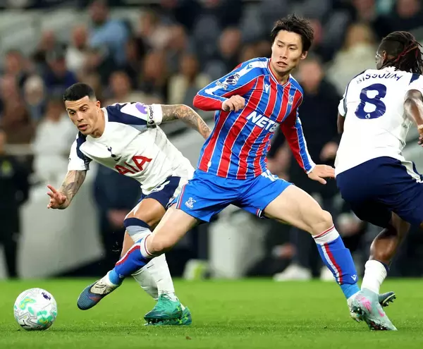 クリスタルパレスＭＦ鎌田大地はフル出場で３―１勝利に貢献　トットナムは５連敗＆１１戦未勝利で降格圏まで１差