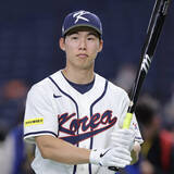 「【ＷＢＣ】韓国に朗報　１次Ｒ最終戦欠場のドジャース・金慧成が準々決勝スタメン出場へ　左手けがから復帰」の画像1