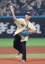 【日本ハム】ミラノ五輪、男子スノボ銅メダル、山田琉聖がファーストピッチ、札幌市出身ハムファン、伝説４者連続弾も生観戦「チーム戦は尊敬している」