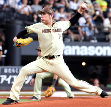【日本ハム】加藤貴之がリーグ単独トップ１０勝目の権利持ち降板　５回８安打３失点