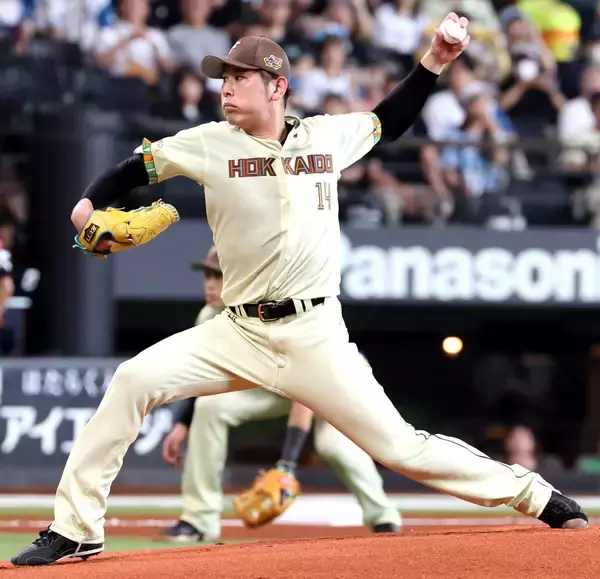【日本ハム】加藤貴之がリーグ単独トップ１０勝目の権利持ち降板　５回８安打３失点