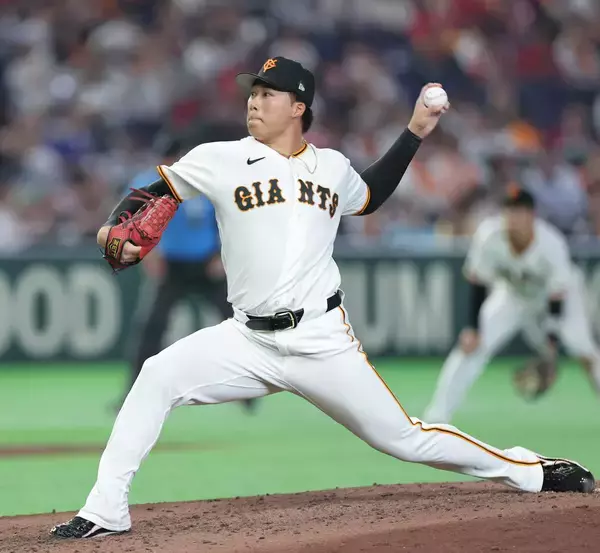 【巨人】代木大和が１１６４日ぶりの１軍登板　支配下復帰後初のマウンドで２回１失点　「２５」のユニホームお披露目はお預け