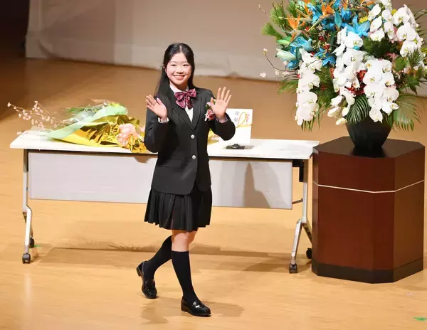 【フィギュア】中井亜美、勇志国際高の壮行会に出席　先輩の俳優・高村佳偉人からエール　五輪本番では「平野歩夢選手に会って、写真を」