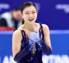【五輪】坂本花織「めっちゃ満足」　圧巻の今季ベスト７８・８８点で団体ＳＰトップ　日本は２位発進