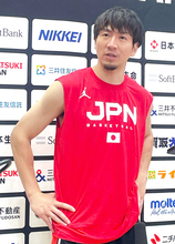 【バスケ】最年長３５歳・比江島慎「少しでも力になれれば」　サッカーＷ杯現地観戦断念も２年ぶり代表活動で尽力