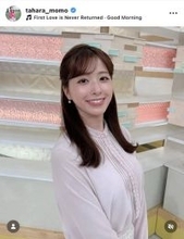 「グッド！モーニング」新センターＭＣ　テレ朝・田原萌々アナ“さくら色コーデ”で春演出！「優しさ溢れてます」「かわいすぎる．．．」