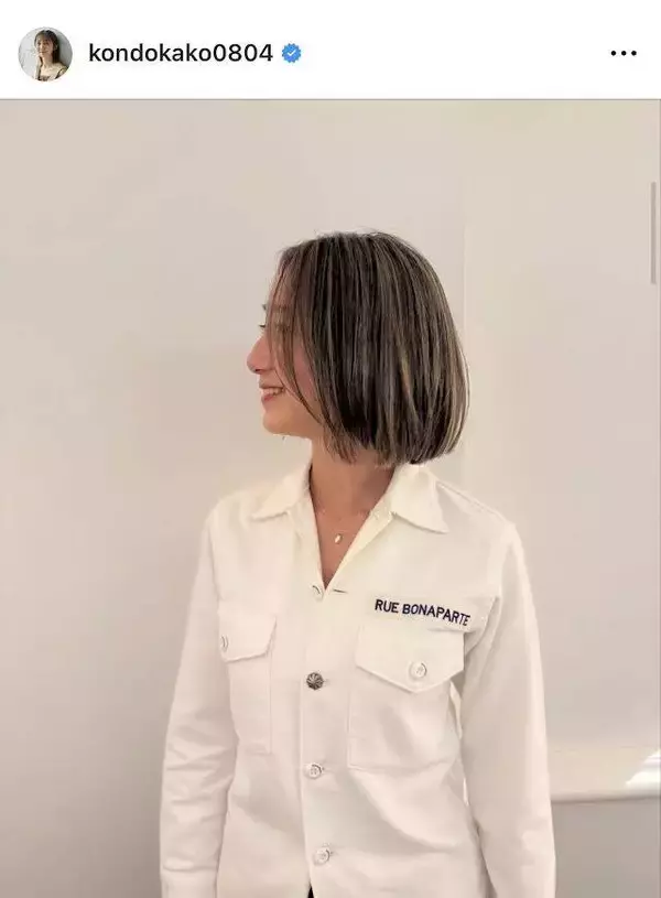 第１子出産のＴＢＳ近藤夏子アナのイメチェン姿に「カッコイイッスね」「美しすぎ」「みちょぱさんに似てる」