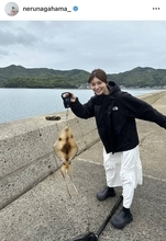 「１泊だけ五島に帰ったよ」長濱ねる、故郷・長崎でリラックスショット「イカ釣りして　毎食魚を食べて」