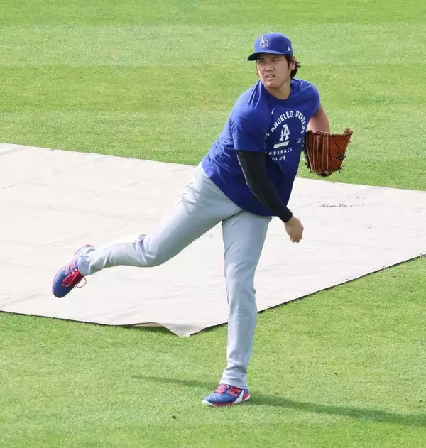 大谷翔平、ブルペン入らずも２０分の入念キャッチボール　平地で感覚を確認　サクラメント初見参で次回登板は７月２日を予定