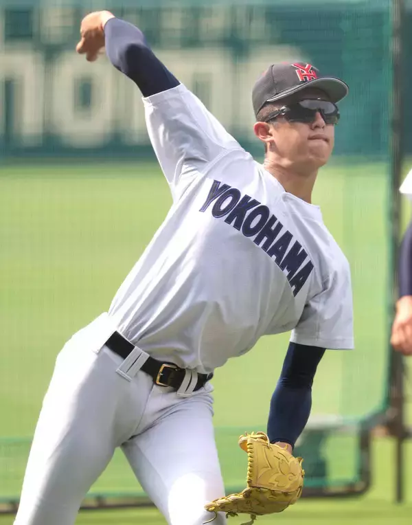 【甲子園】横浜の１５７キロ右腕・織田翔希、沖縄尚学戦へ淡々「やるべきことは変わらない」注目必至も「自分らしく」…甲子園練習
