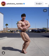 「これはやばい！」横川尚隆のバキバキ筋肉ショットに衝撃「エグっ！」「でかすぎ」「すんげぇ」「尊敬」
