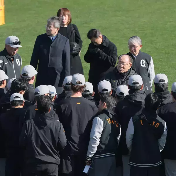 【巨人】「歴史に残るチームを作るぐらいの勢いで」燦燦会会長が宮崎キャンプで熱いエール