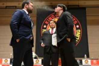 ウルフアロン、「初防衛戦」前日に成田蓮に顔面に水を噴射される屈辱…「バチバチの戦いをしていく」…２・１１大阪