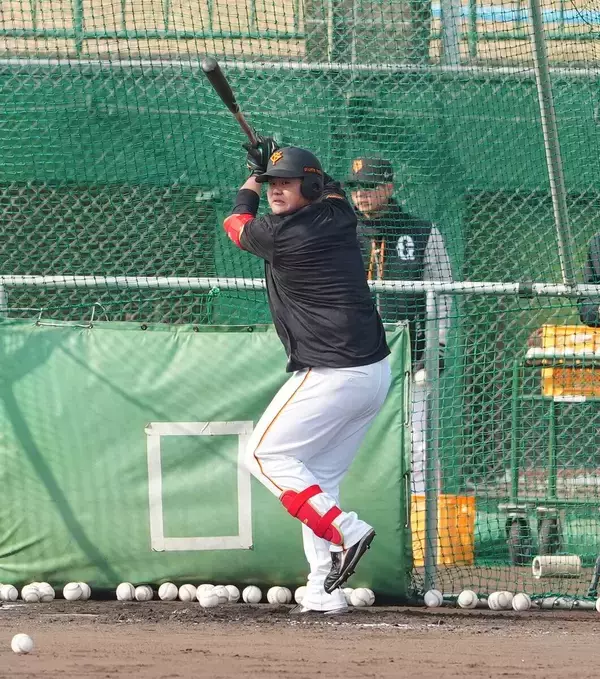 【巨人】育成・竹下徠空「スイングの軌道の勉強になった」ティマ、フェリスとともに打撃練習