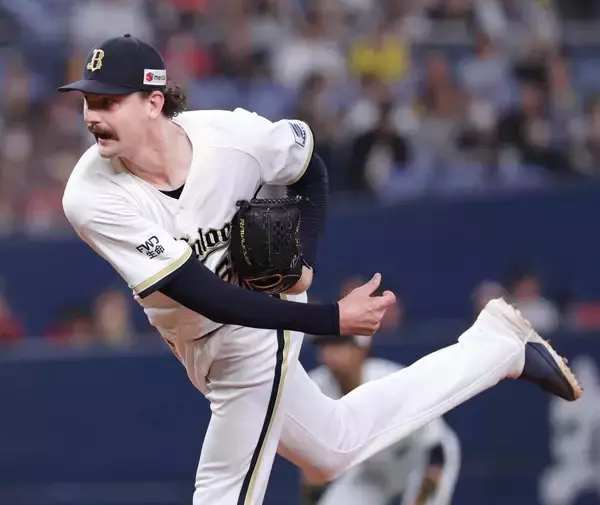 【オリックス】２１３センチのジェリーが６回無失点の力投　来日初勝利＆日米「最長身」勝利の権利を持って交代「バックが守って助けてくれていたので、乗っていけた」