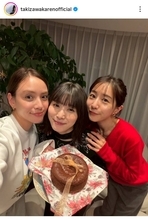 田中みな実宅クリスマス会　豪華メンツ仰天「３ショット、めちゃくちゃ美人」「仲良し伝わる」主演級女優来た