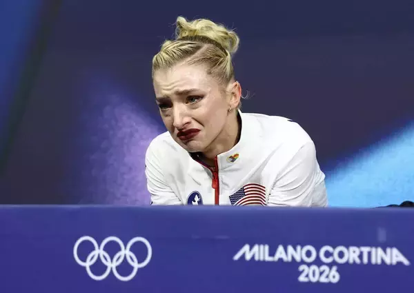 「勝てない姿が想像できない」マドンナからメッセージも　アンバー・グレン痛恨ミスで号泣…フィギュア女子ＳＰで１３位