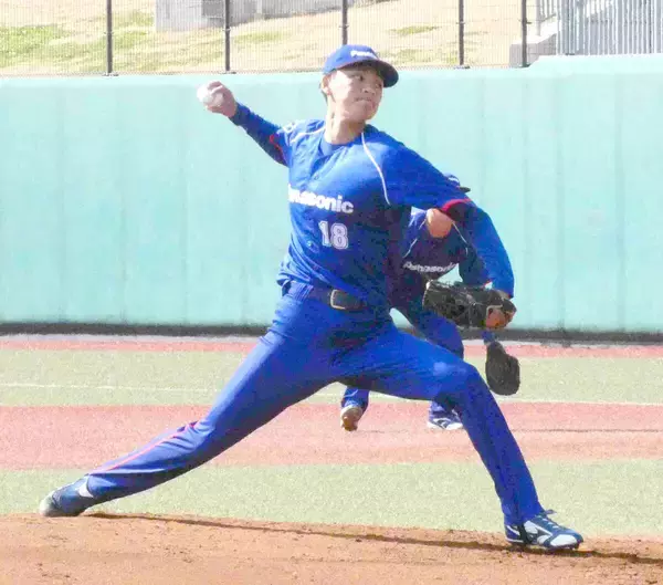 【社会人野球】 プロ注目のパナソニック・柿本晟弥 ６回途中２失点も落ちる変化球に進化