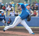 「【日本ハム】昨年開幕投手の金村尚真が３回２安打１失点「今年はフリーで開幕ローテーション争い」」の画像1