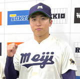 「【大学野球】明大・湯田統真がリーグ戦デビュー「気負うことなく」開幕投手抜てきで６回０封…仙台育英で甲子園Ｖ」の画像1